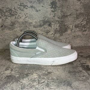 Vans Slip On Sneakers Womens sz 10/Mens sz 8.5 - light blue
